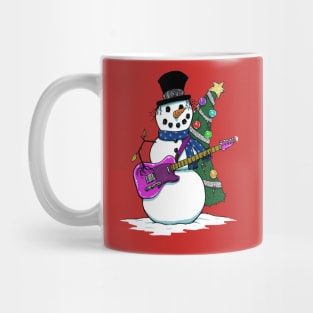 Snowmman Rock Mug